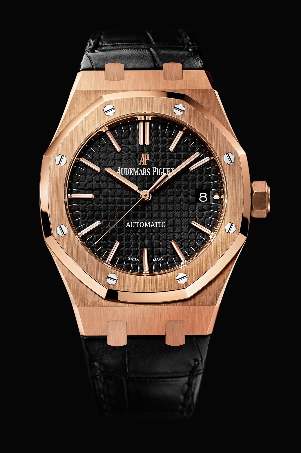 Audemars Piguet Royal Oak Automatic Pink Gold watch REF: 15450OR.OO.D002CR.01